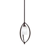 Marquise 1 Light Stem Hung Cylinder Mini Pendant 15.5 x 7.25 Inch by Toltec - 2401-300