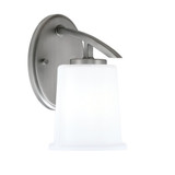 Kurve 1 Light Down Wall Sconce 9.25 Inch Tall and 5 Inch Wide by Toltec - 3720-925-5