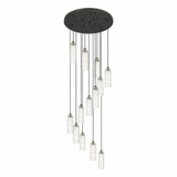 Crown Point 13 Light Cord Hung Pendant 44 Inch Tall by Innovations - 132BK-B-13P-G434-12