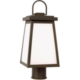 Founders 9W 1 LED Outdoor Post Lantern 17.25 Inch by Visual Comfort Studio - 8248401EN3