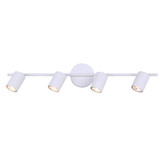 Rexton 4 Light Track Light 6.5 Inch Tall and 4.75 Inch Wide by Canarm Inc - IT1119A04