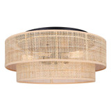 Bellamy 3 Light Flush Mount 8 Inch Tall and 19 Inch Wide by Canarm Inc - IFM1149A19
