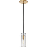 Horizon 1 Light Small Accent Pendant 7.9 and 3.1  by Visual Comfort Modern - SLPD277