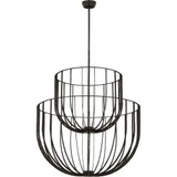 Sanchi 25.8W 3 LED 2 Tier Chandelier 35 and 36 by Visual Comfort Modern - SLCH33027
