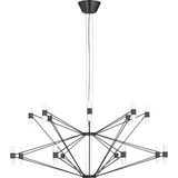 Lassell 54.4W 48 LED 2 Tier Chandelier 21.4 X 46 by Visual Comfort Modern - SLCH24727