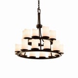 Candlearia Dakota 21 Light Large 2 Tier Chandelier by JD CNDL-8767-14-CREM - CNDL-8767-14-CREM