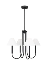 Porteau 5 Light Large Chandelier by Visual Comfort Studio - DJC1024