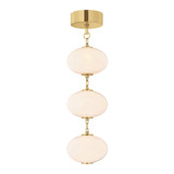Nephele 24W 3 LED Pendant 37 Inch Tall and 10 Inch Wide by Corbett - 473-02