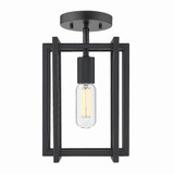 Tribeca 1 Light 7.25 Inch Wide Semi Flush Mount by Golden - 6070-1SF