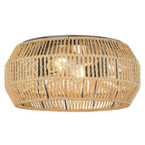 Marlee 2 Light 14.13 Inch Wide Flush Mount by Golden - 6076-FM