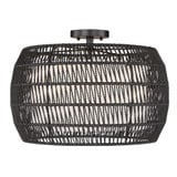 Everly 4 Light 19 Inch Wide Semi Flush Mount by Golden - 6805-4SF