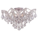 Maria Theresa 5 Light 19 Inch Wide Semi Flush Mount by Crystorama - 4437