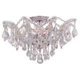 Maria Theresa 5 Light 19 Inch Wide Semi Flush Mount by Crystorama - 4437