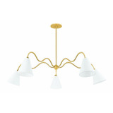 Onda 5 Light Oversized Chandelier by Mitzi - H699805