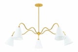 Onda 5 Light Oversized Chandelier by Mitzi - H699805