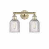 Bridal Veil 2 Light Vanity Light 14 Inch Wide by Innovations - 616-2W-G559-5