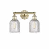 Bridal Veil 2 Light Vanity Light 14 Inch Wide by Innovations - 616-2W-G559-5