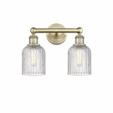 Bridal Veil 2 Light Vanity Light 14 Inch Wide by Innovations - 616-2W-G559-5