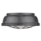 Bartlett 2 Light 14 Inch Wide Flush Mount by Golden - 7312-FM