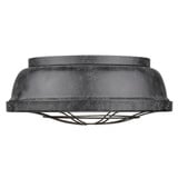 Bartlett 2 Light 14 Inch Wide Flush Mount by Golden - 7312-FM