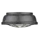 Bartlett 2 Light 14 Inch Wide Flush Mount by Golden - 7312-FM