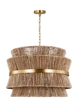 Thurlo 4 Light Oversized Pendant by Visual Comfort Studio - DJP1074