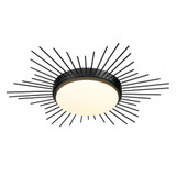 Kieran 16W 1 LED 18.25 Inch Wide Flush Mount by Golden - 9126-FM18