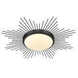Kieran 16W 1 LED 24 Inch Wide Flush Mount by Golden - 9126-FM24