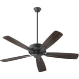 Ovation 5 Blade Ceiling Fan 12.5 Inches Tall and 52 Inches Wide by Quorum  - 4525-12