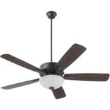 Ovation 5 Blade Ceiling Fan with Light Kit 52 Inches Wide by Quorum  - 4525-22