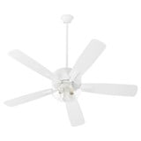 Ovation 5 Blade Ceiling Fan with Light Kit 52 Inches Wide by Quorum  - 4525-22