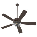 Ovation 5 Blade Ceiling Fan with Light Kit 52 Inches Wide by Quorum  - 4525-22