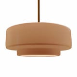 Radiance 1 Light Large Tier Rigid Pendant by Justice Design - CER-6545RIGID