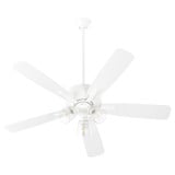 Ovation 5 Blade Ceiling Fan with Light Kit 18.25 x 52 Inches by Quorum  - 4525-23