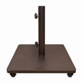 Steel 120LB Umbrella Base with Locking Casters by Treasure Garden - BSK120