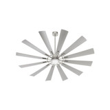 Cirque 12 Blade Patio Fan with Light Kit 72 Inches Wide by Quorum  - 47212