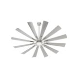 Cirque 12 Blade Patio Fan with Light Kit 72 Inches Wide by Quorum  - 47212