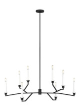 Hopton 8 Light Small Linear Chandelier by Visual Comfort Studio - EC1118