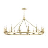 Allendale 16 Light 58 Inch Wide Flush Mount by Hudson Valley - 3216