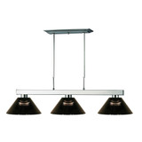 Players 3 Light Island/Billiard 14 Inches Wide by 8 Inches High by Z-Lite - 152BN