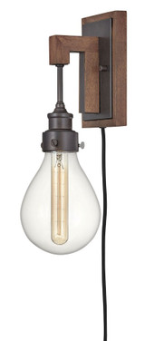Denton 1 Light Plug In Wall Sconce by Hinkley - 3262