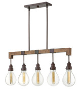 Denton 5 Light Oversized Linear Chandelier by Hinkley - 3266