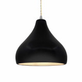 Radiance 1 Light Medium Droplet Pendant by Justice Design - CER-6563TC