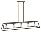 Fulton 5 Light Oversized Linear Chandelier by Hinkley - 3335