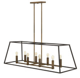 Fulton 8 Light Oversized Foyer Linear Chandelier by Hinkley - 3338