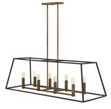 Fulton 8 Light Oversized Foyer Linear Chandelier by Hinkley - 3338