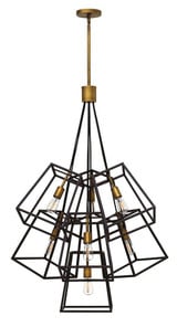 Fulton 7 Light Large Foyer Multi Tier Chandelier by Hinkley - 3357