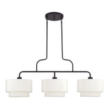 Manorwood 3 Light Modern Linear Chandelier by Livex 50303 - 50303