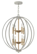 Euclid 8 Light Large Foyer 2 Tier Chandelier by Hinkley - 3468