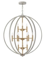 Euclid 12 Light Oversized Foyer 3 Tier Chandelier by Hinkley - 3469